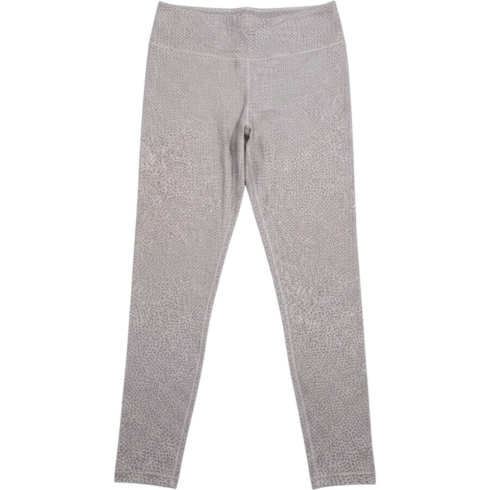 Prana Womens Grey Purple Dot Animal Print Activewear Leggings Size M Yoga Gym